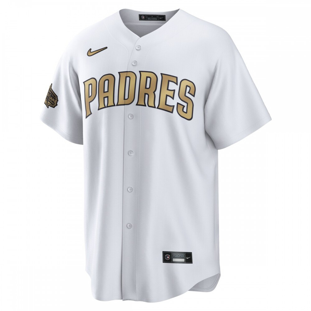 San Diego Padres 2022 MLB All-Star Game Replica Custom Jersey - White-Pro Kit Vault | Brand New 26/27 Sports Jerseys